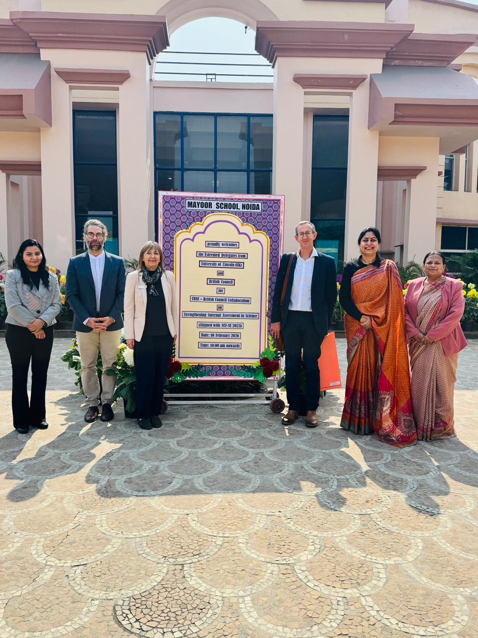 Mayoor School, Noida Hosts University of Lincoln (UK) Delegation under CBSE–British Council Collaboration